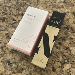 Korean skin care MISSHA Sun Cream & AHC eye cream Set